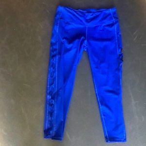 Victoria’s Sport Electric Blue Knockout tights